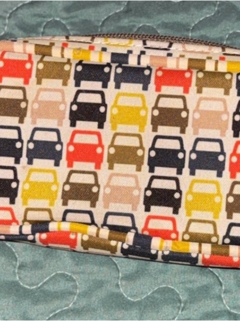 Orlando Kiley Kids Car Print Zip Pouch - Multicolor